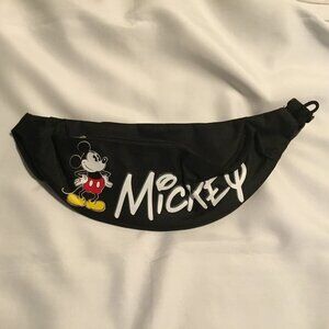 Disney world Mickey Mouse Belt Bag Shoulder Bag Fanny Pack Black